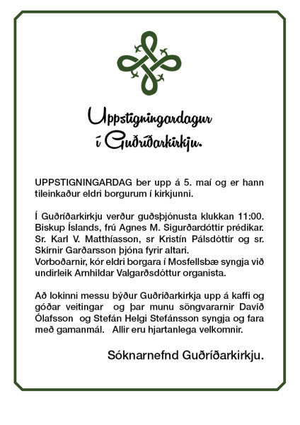 Uppstigningardagur